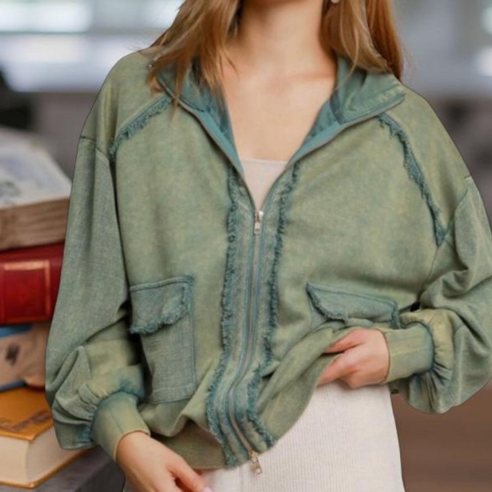 Umgee Jacket Boho Jacket Oversized New Boutique Medium to Large P2P 25” NEW